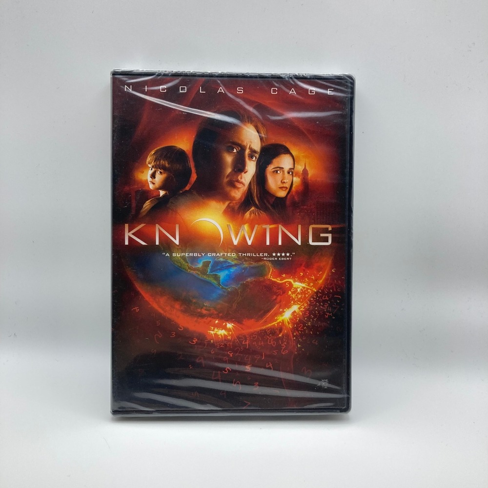 Knowing DVD Nicolas Cage Rose Byrne 2009 Sci-Fi Thriller Movie Newβ Sealed